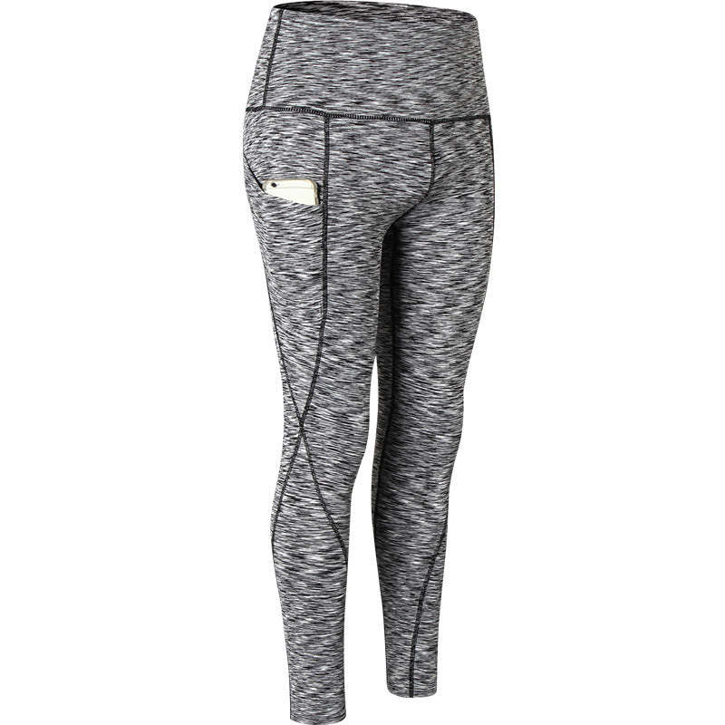 High-Waisted Yoga Pants with Side Pockets