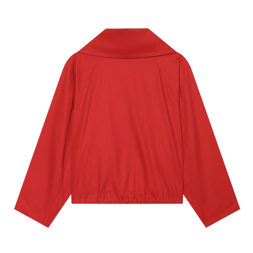 Single button long sleeved lapel jacket