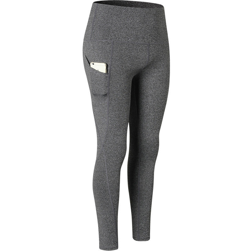 High-Waisted Yoga Pants with Side Pockets