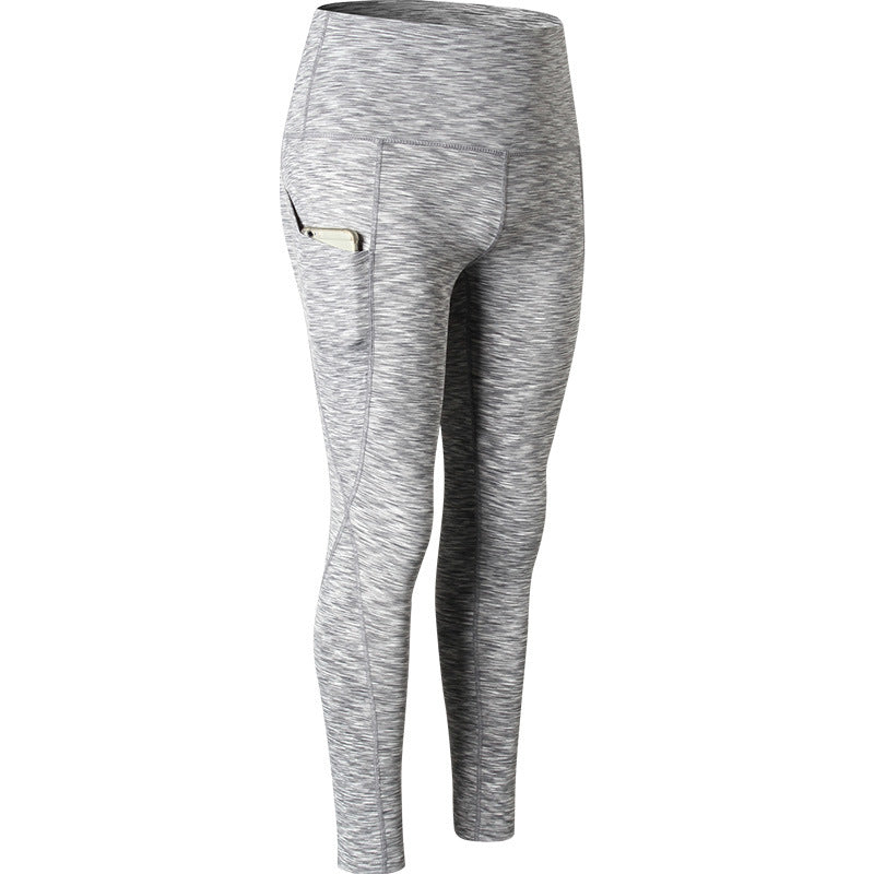 High-Waisted Yoga Pants with Side Pockets