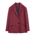 Tweed Suit Jackets Women Elegant Blazers Feminino Fashion Outer Clothing Winter Jacket Coat