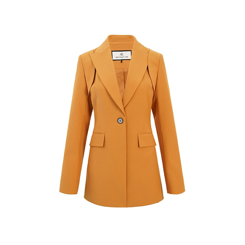 Slim Fit Office Blazer for Women