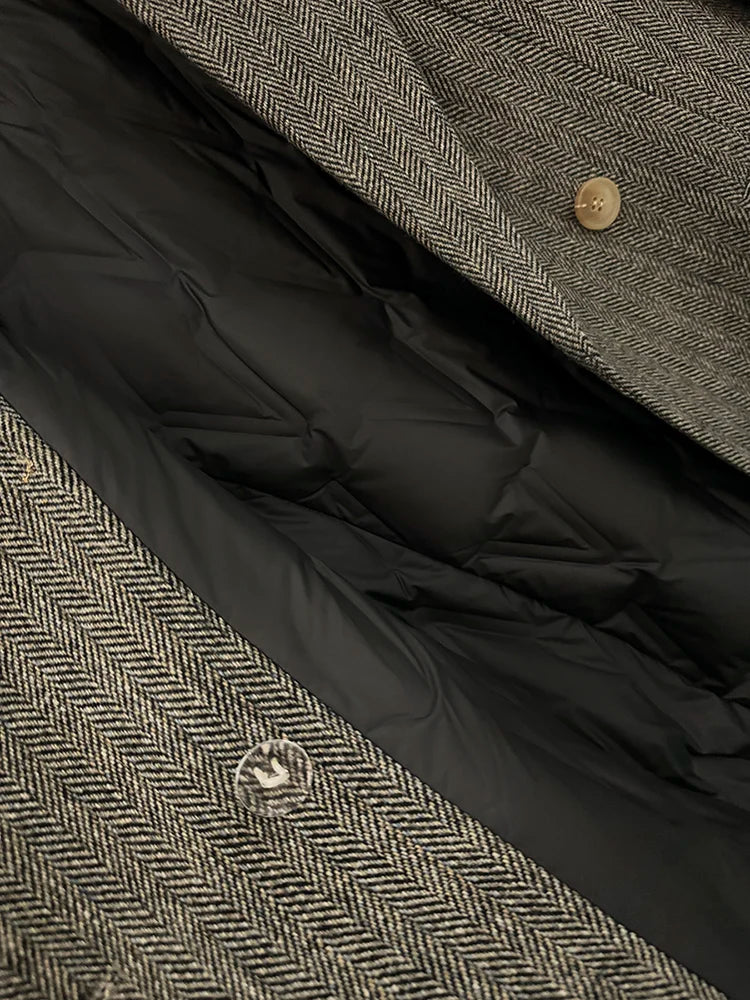 Double-Breasted Vintage Winter Blazer