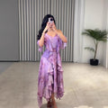 Women's Chiffon Floral Print Dress