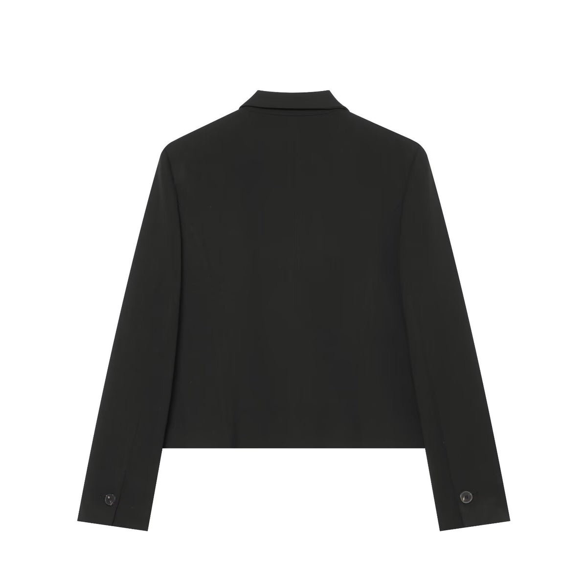 Pocket pleated suit jacket flared pants set for women
