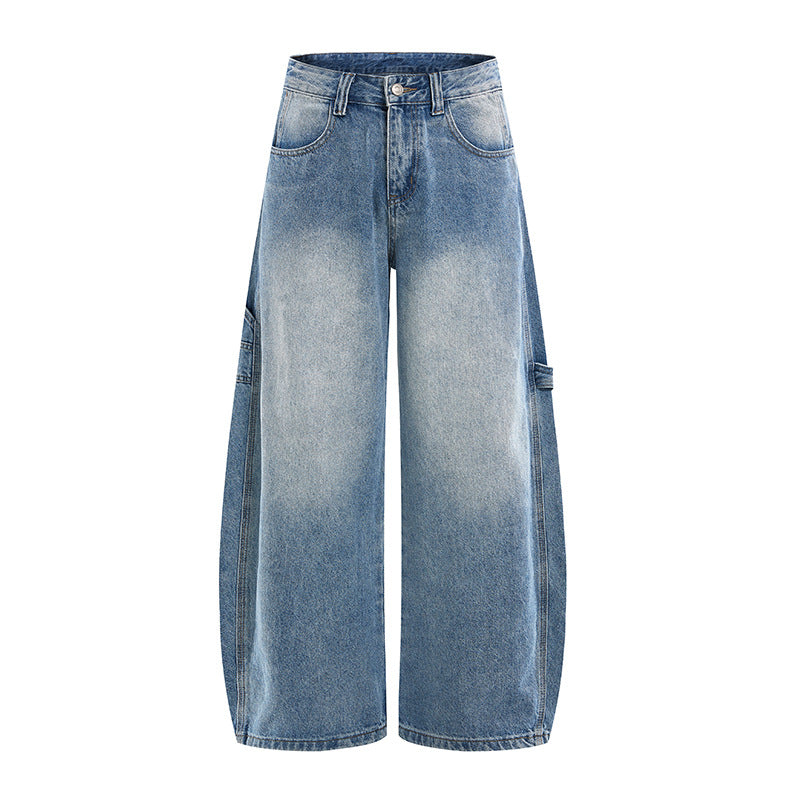 Street Style Men's Cargo Pants Denim Pants