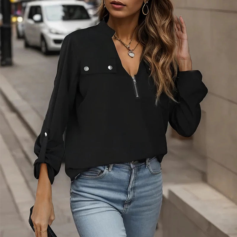 Classic Long Sleeve Pullover Top