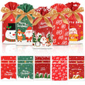 Christmas Drawstring Treat Bags (50-Pack)